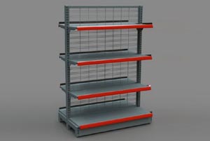 雙線背網(wǎng)式貨架