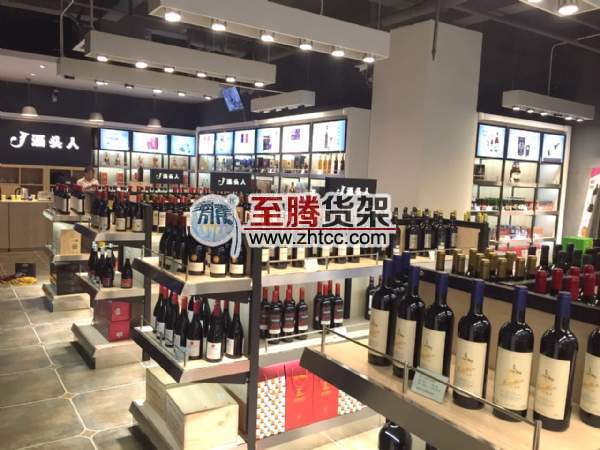 酒頭人連鎖酒品專賣：酒架的展現(xiàn)藝術