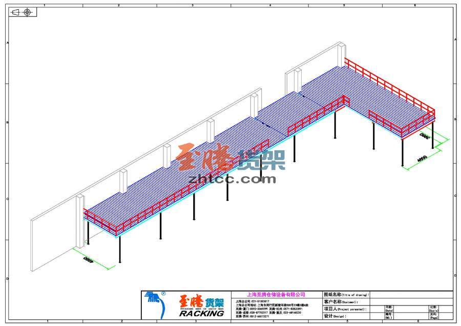 鋼平臺(tái)圖紙